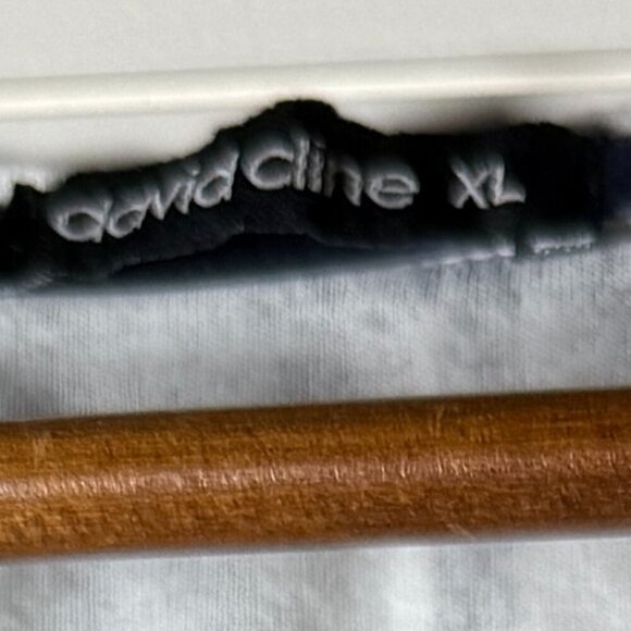 David Cline Tank & Snap Front Shirt Set White, Blue & Gray Size XL - Picture 8 of 10